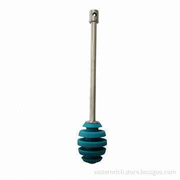 Silicone honey dipper, 6"(L), S.S(201) handle